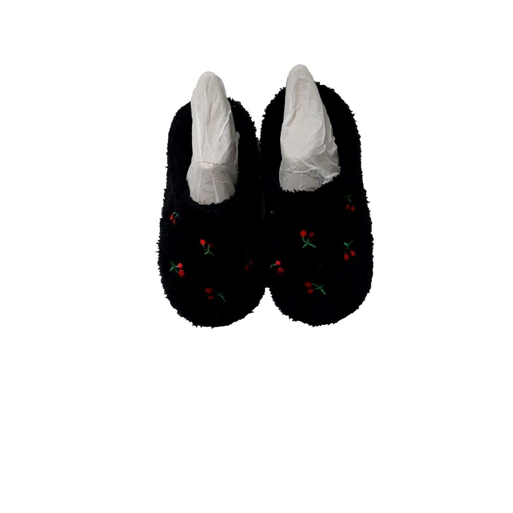 Cherry Women Slippers Indoor Soft Nonslip   Size 5/6 new